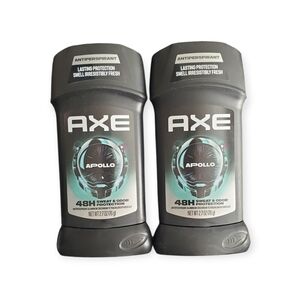 (2) AXE Apollo Black Antiperspirant for Men